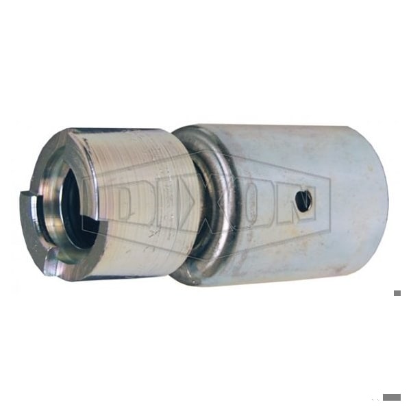 Dix-Lock N Series Bowes Interchange Quick Disconnect Coupler with Female Head Ferrule, 1/2 in Nomin